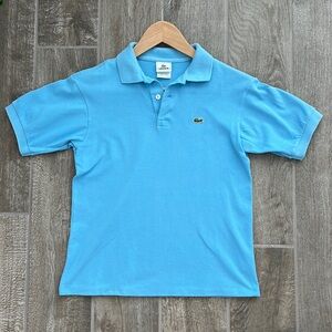 Authentic Boys light blue Lacoste Polo size 14